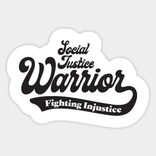 Social Justice D&D Classes - Warrior Sticker